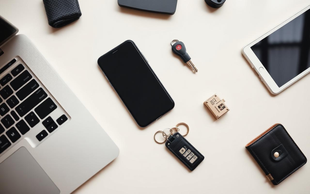 Insurable personal items: laptop, phone, tablet, car keys